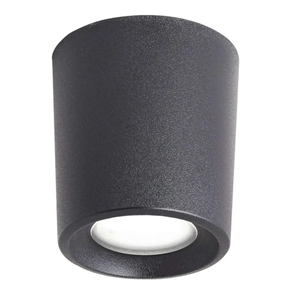 Faretti Da Esterno-Top Light Faretto da esterno a soffitto nero pisa
