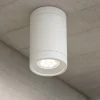 Faretti Da Esterno-Selezionato da Mazzolaluce Faretto da esterno led a soffitto ip44 cilindro bianco gu10 fp