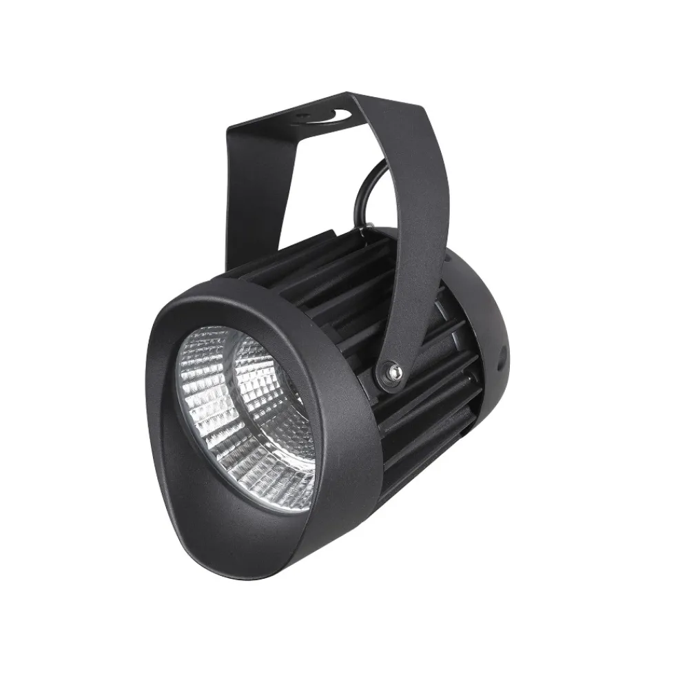 Faretti Da Esterno-Selezionato da Mazzolaluce Faretto da esterno led nero orientabile 20w 3000k