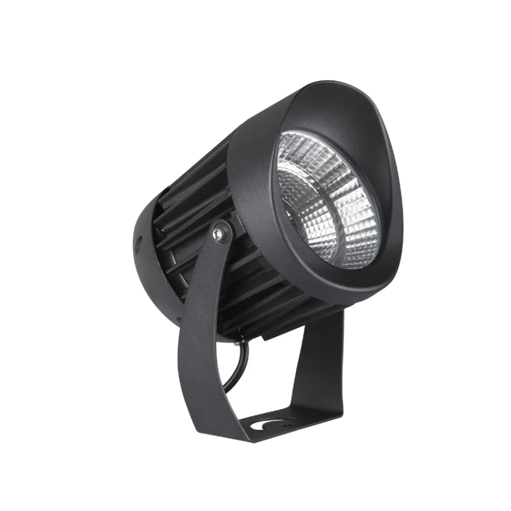 Faretti Da Esterno-Selezionato da Mazzolaluce Faretto da esterno led nero orientabile 20w 3000k
