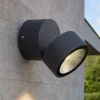 Faretti Da Esterno-Selezionato da Mazzolaluce Faretto da esterno led orientabile 3000k grafite ip54