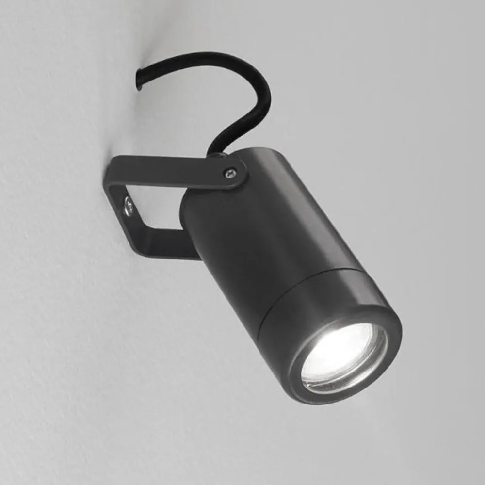 Faretti Da Esterno-IsyLuce Faretto da esterno orientabile antracite