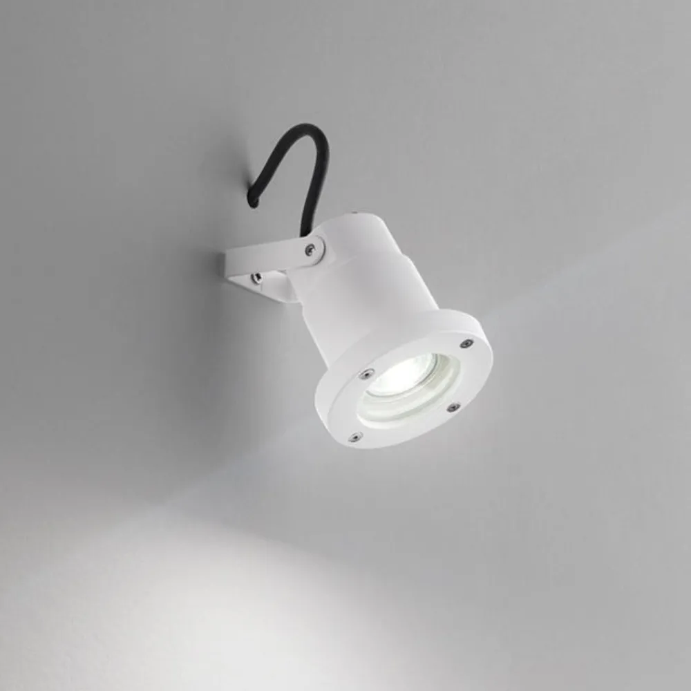 Faretti Da Esterno-IsyLuce Faretto da esterno orientabile bianco e-sea anti corrosione