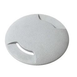 Faretti Da Esterno-Top Light Faretto da esterno per incasso pavimento rotondo grigio calpestabile ip67