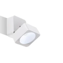 Faretti Da Esterno-Selezionato da Mazzolaluce Faretto da esterno quadrato bianco led 7w 4000k orientabile ip54