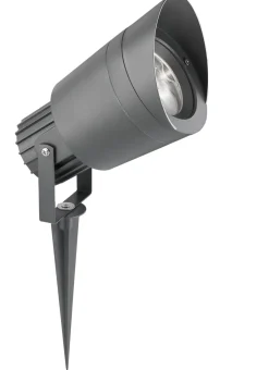 Faretti Da Esterno-Selezionato da Mazzolaluce Faretto da giardino con picchetto orientabile grigio