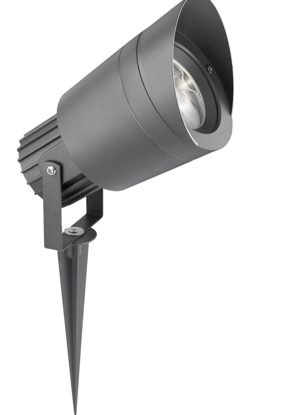 Faretti Da Esterno-Selezionato da Mazzolaluce Faretto da giardino con picchetto orientabile grigio