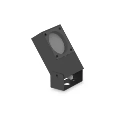 Faretti Da Esterno-Ideal Lux Faretto da giardino sirio pr1 nero ip65 orientabile