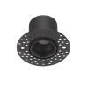 Faretti Da Incasso-Selezionato da Mazzolaluce Faretto da incasso a scomparsa led tondo per cartongesso nero 3w 3000k