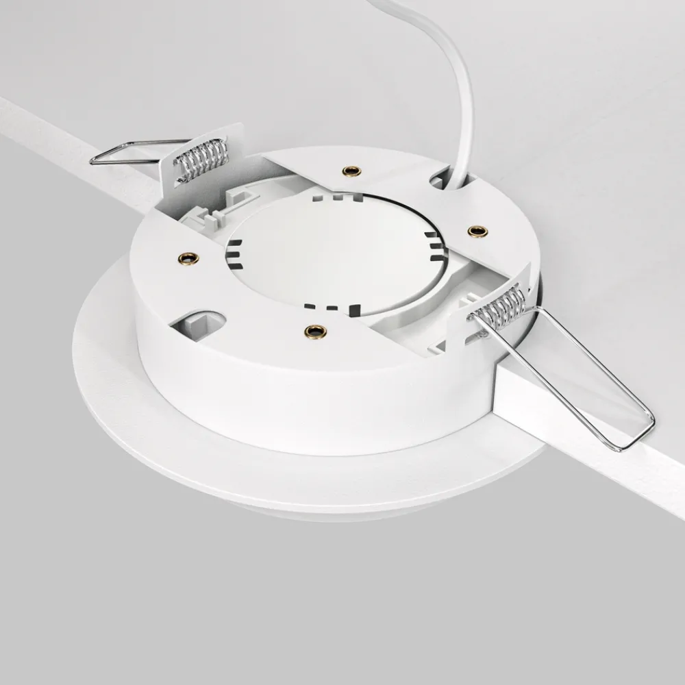Faretti Da Incasso-Maytoni Faretto da incasso a soffitto hoop bianco rotondo gx53