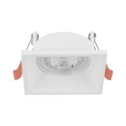 Faretti Da Incasso-Selezionato da Mazzolaluce Faretto da incasso a soffitto in metallo quadrato bianco
