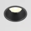Faretti Da Incasso-Selezionato da Mazzolaluce Faretto da incasso a soffitto rotondo in metallo nero fp