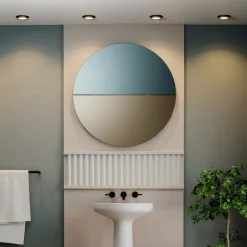 Faretti Da Incasso-Maytoni Faretto da incasso a soffitto nero oro gx53 hoop