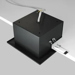 Faretti Da Incasso-Maytoni Faretto da incasso a soffitto nero quadrato orientabile m