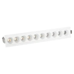 Faretti Da Incasso-IsyLuce Faretto da incasso a soffitto rettangolare led 20w 4000k