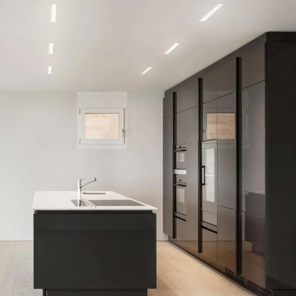 Faretti Da Incasso-IsyLuce Faretto da incasso a soffitto rettangolare led 20w 4000k