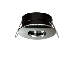 Faretti Da Incasso-Selezionato da Mazzolaluce Faretto da incasso a soffitto rotondo cromo per bagno doccia
