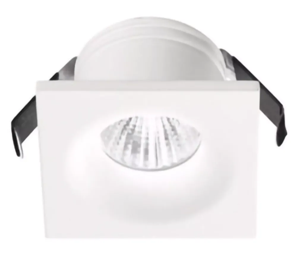 Faretti Da Incasso-Gea Luce Faretto da incasso a soffitto led 4w 3000k bianco gaia
