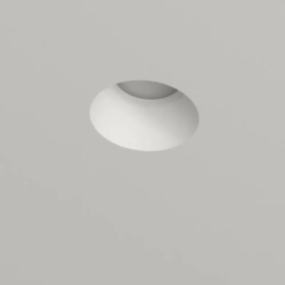 Faretti Da Incasso-Selezionato da Mazzolaluce Faretto da incasso a soffitto tondo di gesso