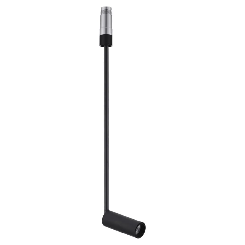 Faretti Da Incasso-Selezionato da Mazzolaluce Faretto da incasso a sospensione h40cm nero led 7w 3000k cri90 spoty