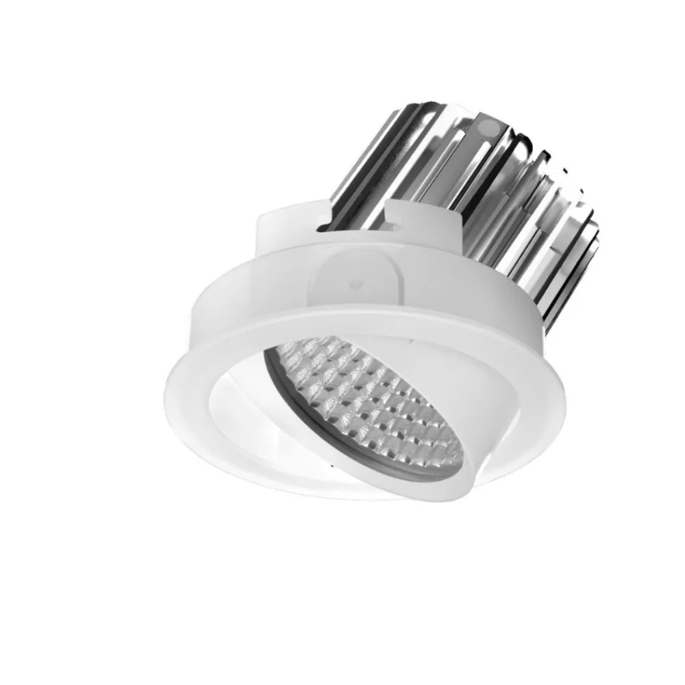 Faretti Da Incasso-Selezionato da Mazzolaluce Faretto da incasso bagno doccia cob 6w 3000k ip44