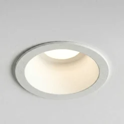 Faretti Da Incasso-Selezionato da Mazzolaluce Faretto da incasso bianco per bagno led 5w 410lm 3000k ip54
