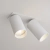 Faretti Da Incasso-Selezionato da Mazzolaluce Faretto da incasso cilindri bianco 2 luci orientabili
