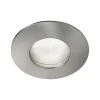 Faretti Da Incasso-Gea Luce Faretto da incasso da bagno grigio nickel rotondo