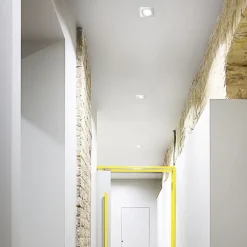 Faretti Da Incasso-Gea Luce Faretto da incasso design in metallo bianco janus