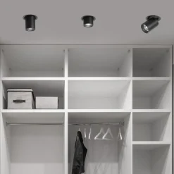 Faretti Da Incasso-Selezionato da Mazzolaluce Faretto da incasso estraibile led 15w 3000k orientabile bianco per cartongesso