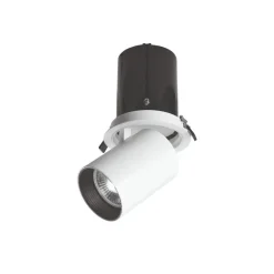 Faretti Da Incasso-Selezionato da Mazzolaluce Faretto da incasso estraibile bianco led 30w 3000k per cartongesso