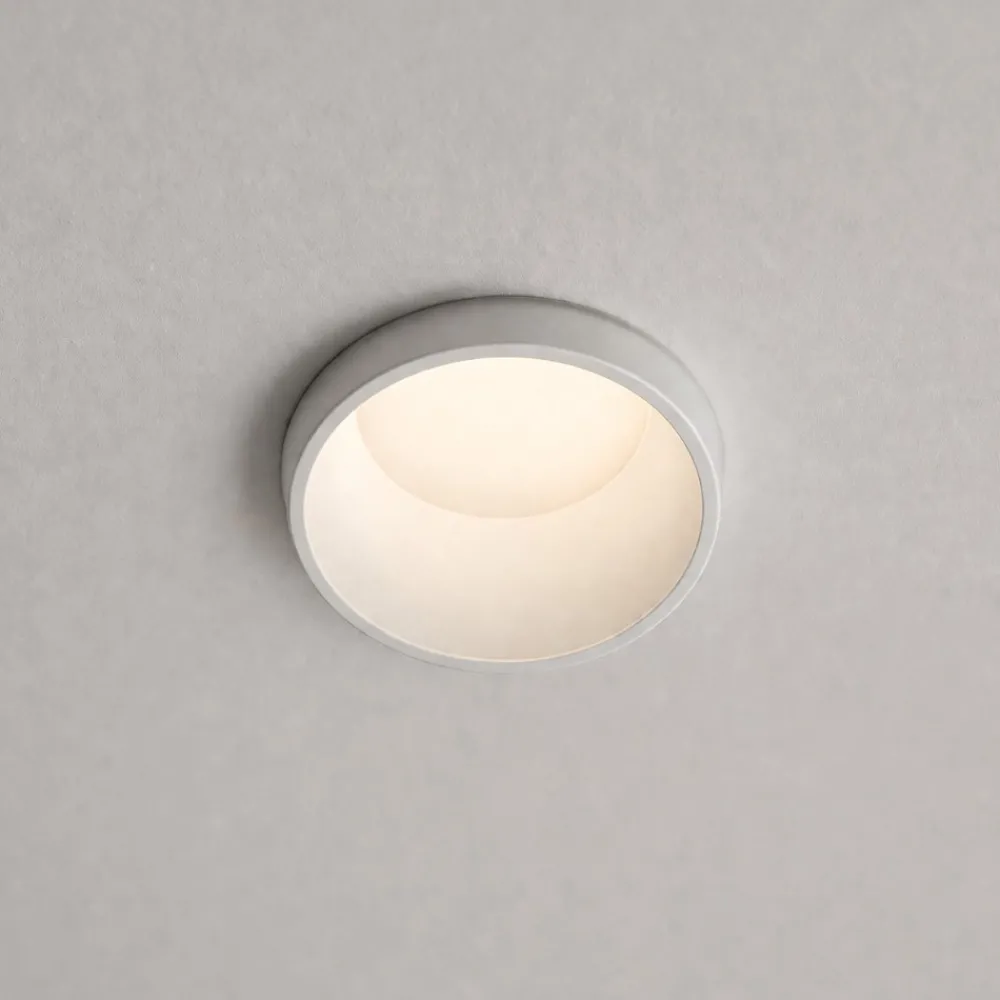 Faretti Da Incasso-Sforzin Illuminazione Faretto da incasso in gesso rotondo sforzin thessaly per controsoffitto
