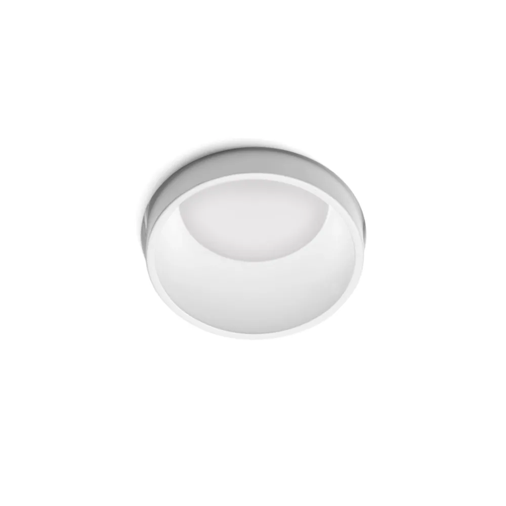 Faretti Da Incasso-Sforzin Illuminazione Faretto da incasso in gesso rotondo sforzin thessaly per controsoffitto