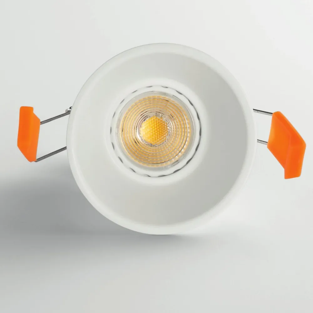Faretti Da Incasso-IsyLuce Faretto da incasso rotondo bianco per controsoffitto
