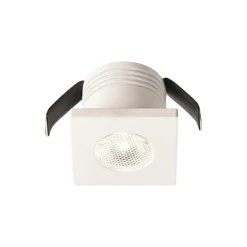 Faretti Da Incasso-Gea Luce Faretto da incasso led a soffitto 3w 4000k bianco quadrato