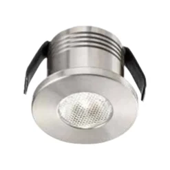 Faretti Da Incasso-Gea Luce Faretto da incasso led glam 3w 3000k rotondo nichel