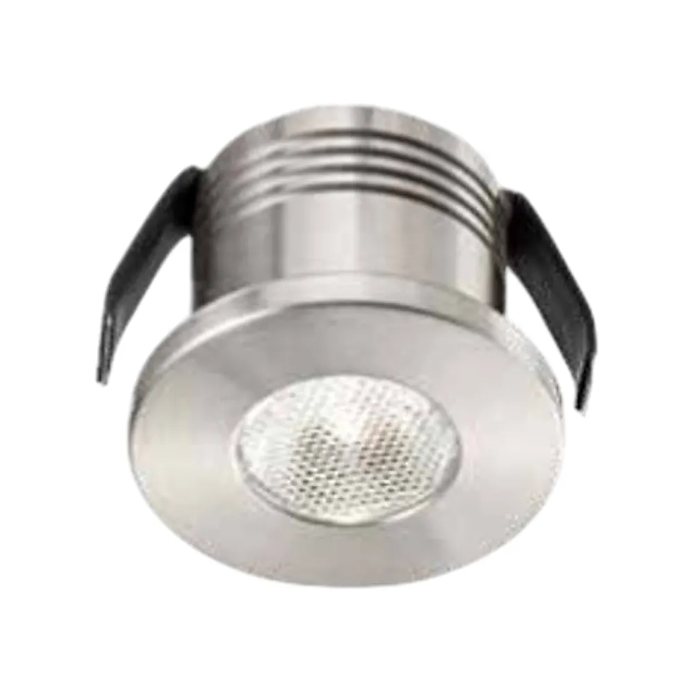 Faretti Da Incasso-Gea Luce Faretto da incasso led glam 3w 3000k rotondo nichel