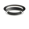 Faretti Da Incasso-Maytoni Faretto da incasso led gx53 nero rotondo a soffitto orlo
