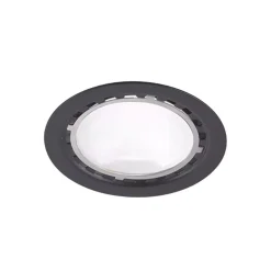 Faretti Da Incasso-Selezionato da Mazzolaluce Faretto da incasso led nero 3w 3000k per nicchie cartongesso 220-240v