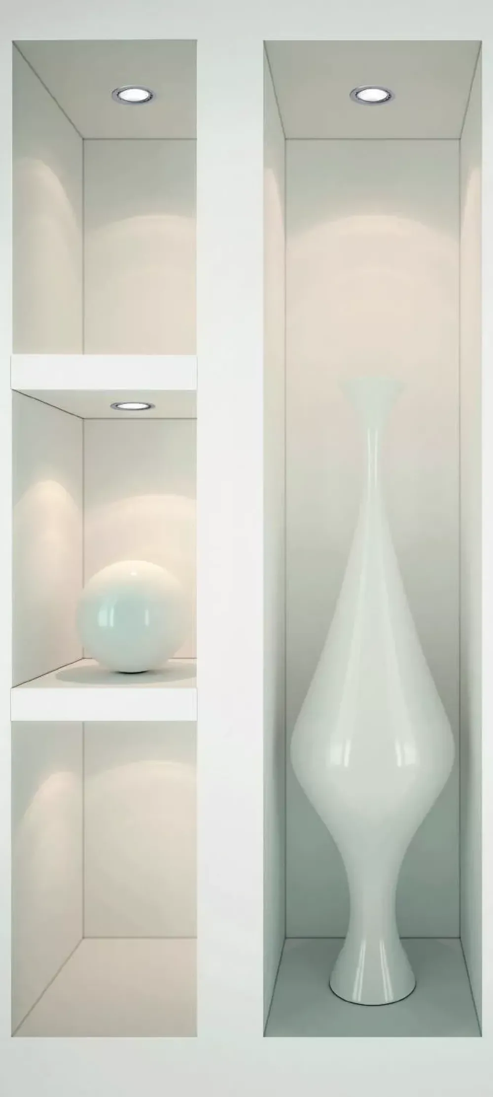 Faretti Da Incasso-Selezionato da Mazzolaluce Faretto da incasso led nicchie cartongesso 3w 3000k oro lucido ottone 220-240v