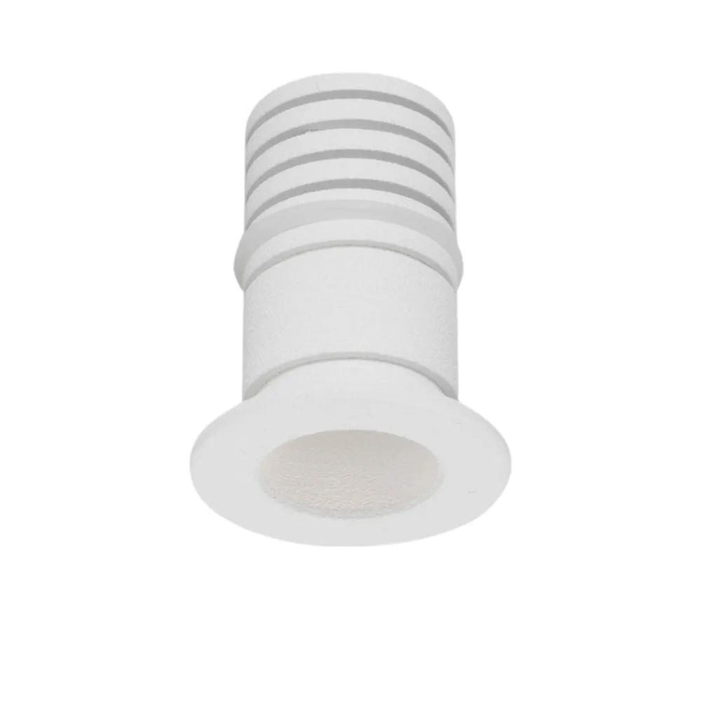 Faretti Da Incasso-Selezionato da Mazzolaluce Faretto da incasso led per bagno doccia bianco tondo 1w 3000k 3v