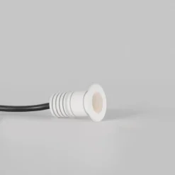 Faretti Da Incasso-Selezionato da Mazzolaluce Faretto da incasso led per bagno doccia bianco tondo 1w 3000k 3v