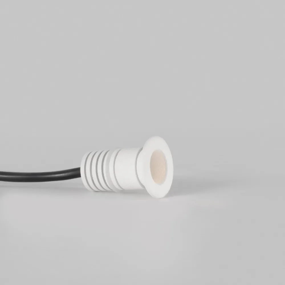 Faretti Da Incasso-Selezionato da Mazzolaluce Faretto da incasso led per bagno doccia bianco tondo 1w 3000k 3v