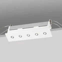 Faretti Da Incasso-IsyLuce Faretto da incasso led per controsoffitto 9w 4000k 220-240v exacta bianco