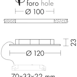 Faretti Da Incasso-Selezionato da Mazzolaluce Faretto da incasso led per controsoffitto rotondo bianco 6w 4000k