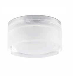 Faretti Da Incasso-Selezionato da Mazzolaluce Faretto da incasso led rotondo per soffitto bagno doccia 4w 3000k ip44