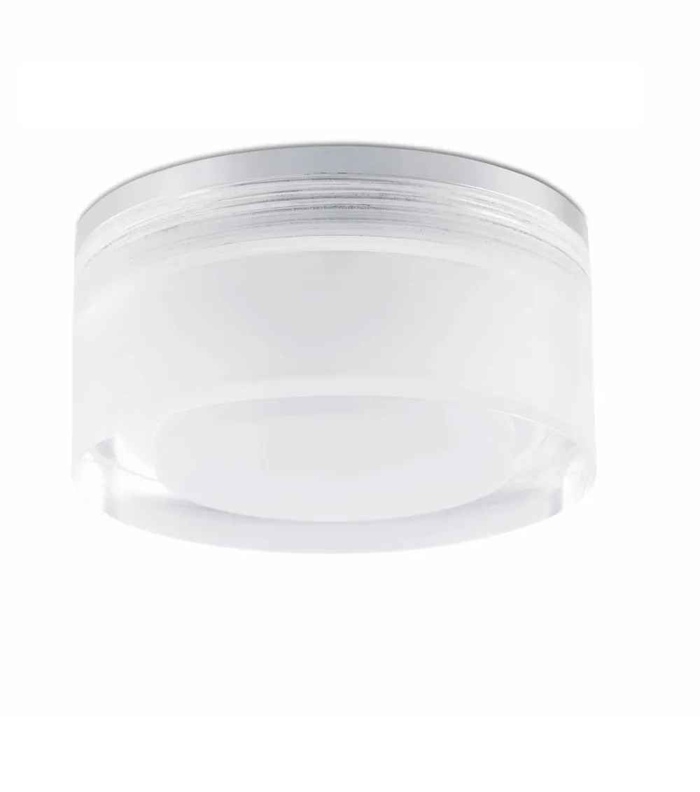 Faretti Da Incasso-Selezionato da Mazzolaluce Faretto da incasso led rotondo per soffitto bagno doccia 4w 3000k ip44