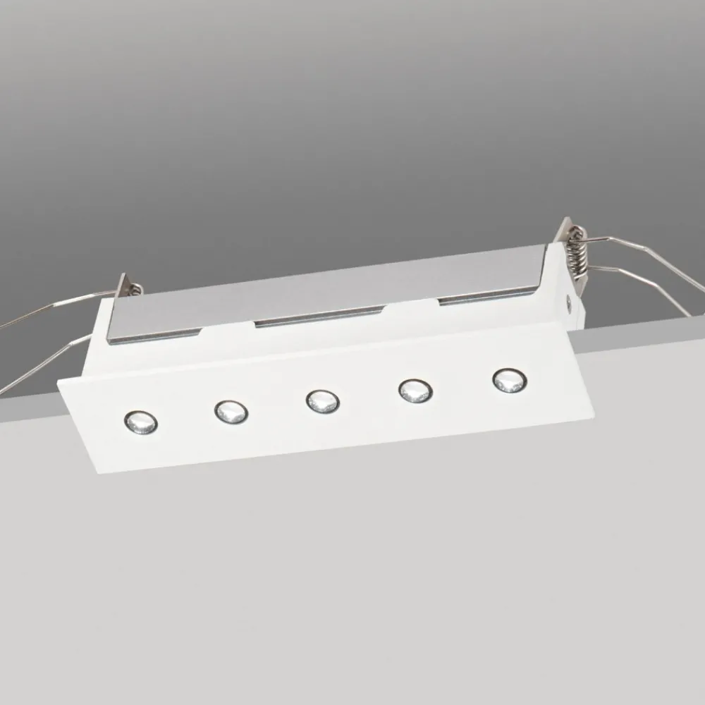 Faretti Da Incasso-IsyLuce Faretto da incasso led 9w 3000k exacta bianco