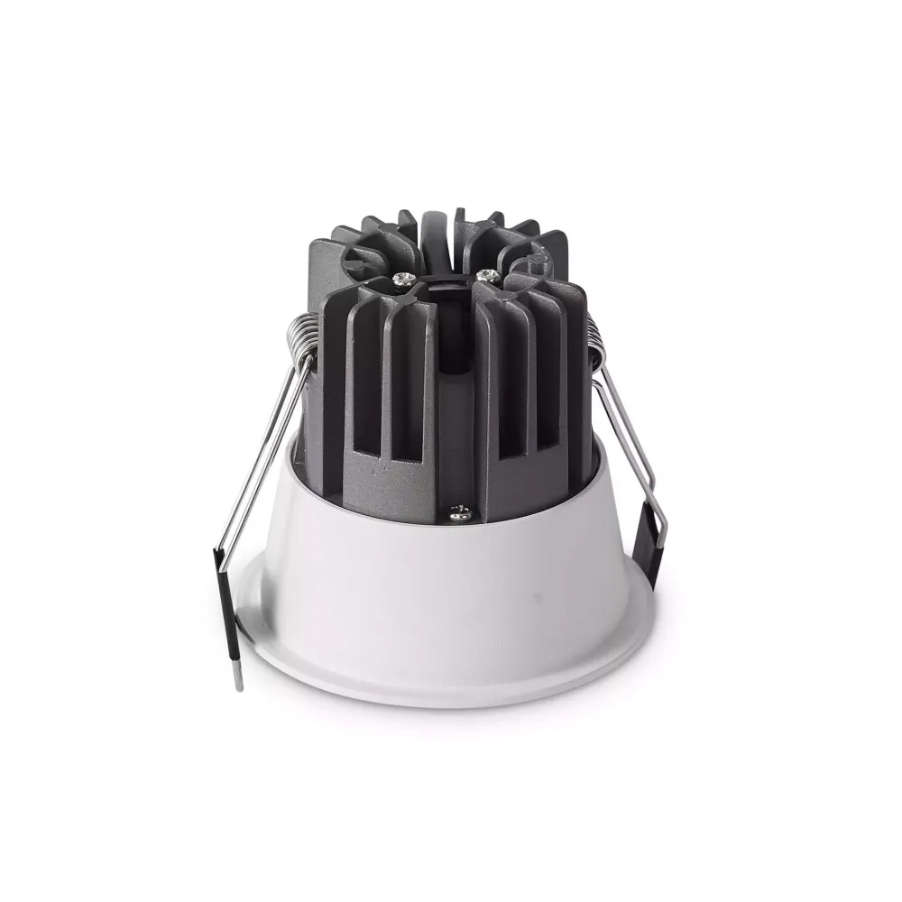 Faretti Da Incasso-Ideal Lux Faretto da incasso led 11w 3000k oro nero game trim round