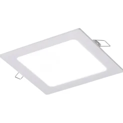 Faretti Da Incasso-Selezionato da Mazzolaluce Faretto da incasso led 6w 3000k 220-240v quadrato bianco per cartongesso